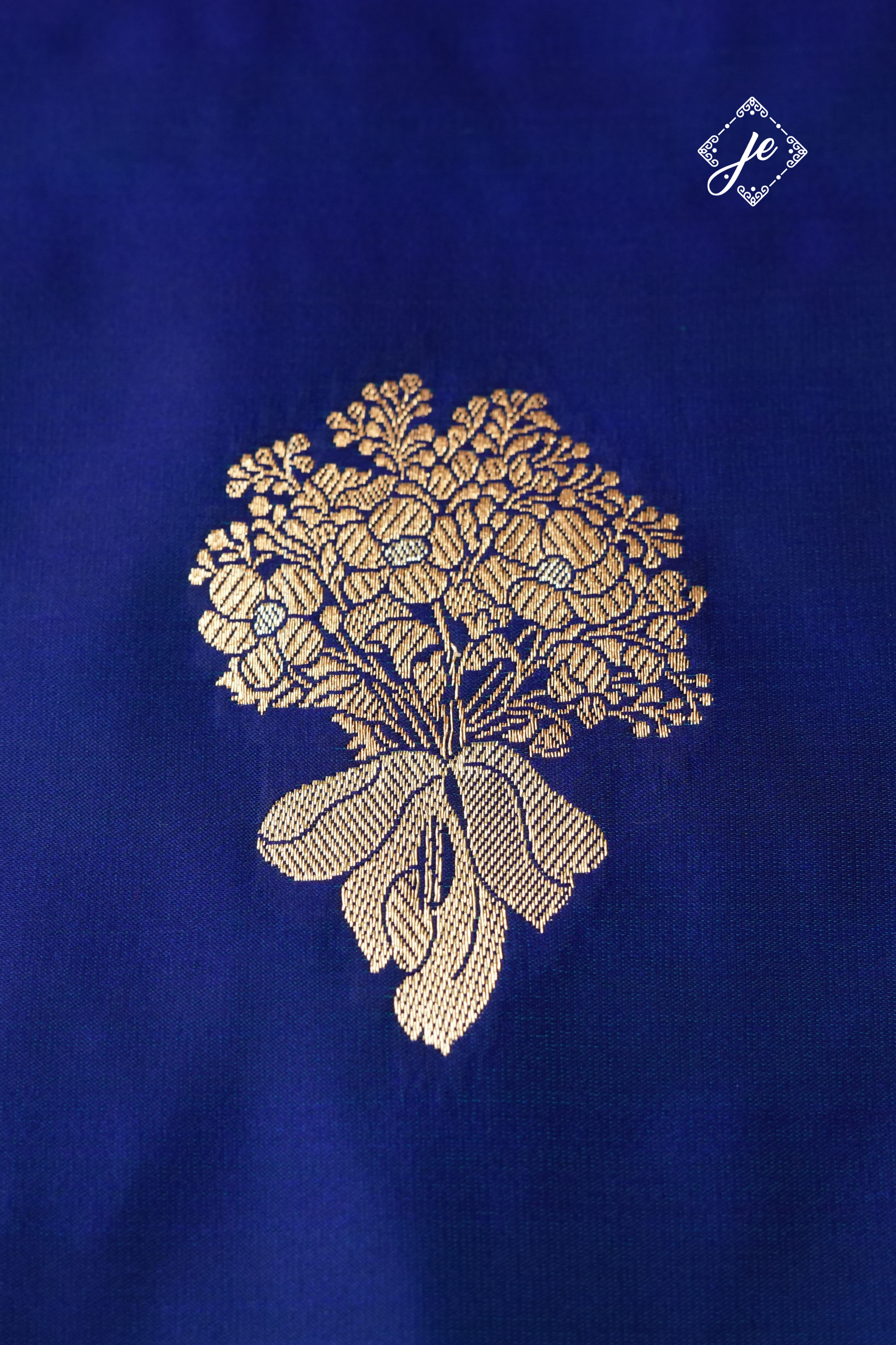 Blue Mashru Silk Banarasi Saree