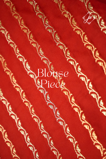 Red Mashru Silk Banarasi Saree